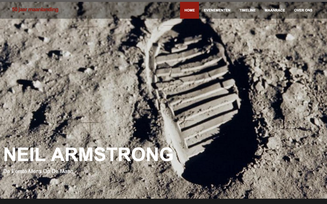 Website: 50 jaar maanlanding